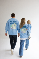 3 Sweater Family Bundle: Nuaa Rise Beyond Sweater Dusty Blue