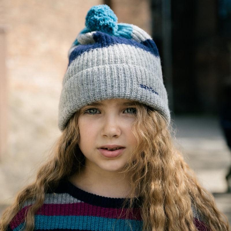 Kids bommel beanie