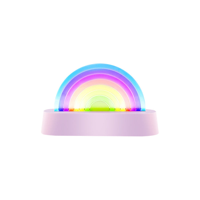 LALARMA – LAMPE "DANCING RAINBOW" MIT FARBWECHSEL (LILA)