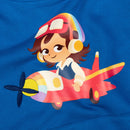 WHOSAID Kapuzenpullover Hoch oben über den Wolken 98-104