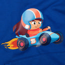 WHOSAID Kapuzenpullover Ein spannendes Rennen 98-116