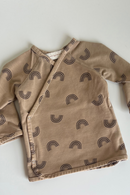 Rainbow Wrap-Top | Cappuccino