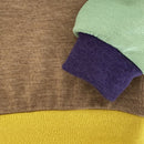 kronjuwel Wollpullover 122 braun grün bunt Upcycling