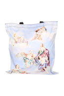 Moschino Couture Jeremy Scott Oversized Shopper Weiß mit Schwarzem Logo