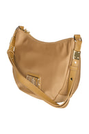 Love Moschino Nylon Handtasche Schultertasche Beige