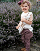 Leinenhose lila