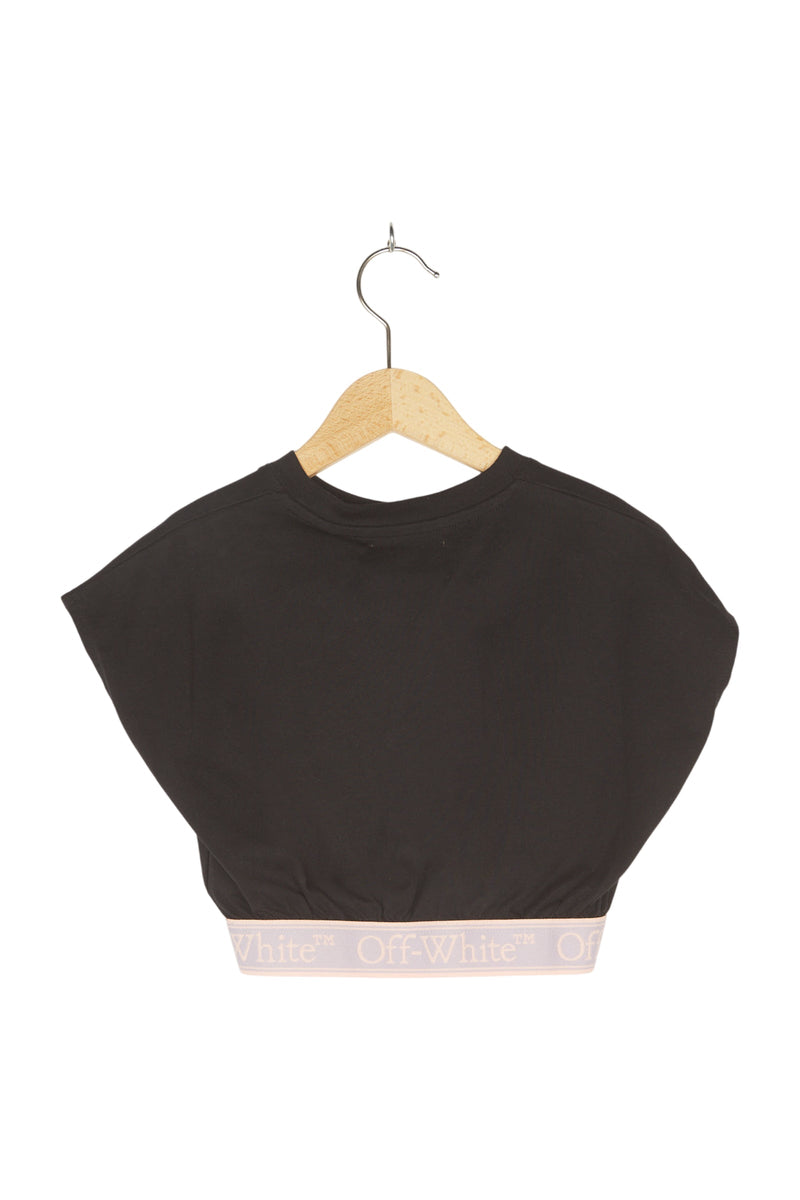 Off-White T-Shirt Top Crop Top