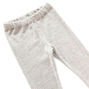 kronjuwel Leggings Wollhose 92/98 hellbeige100% Merinowolle Upcycling
