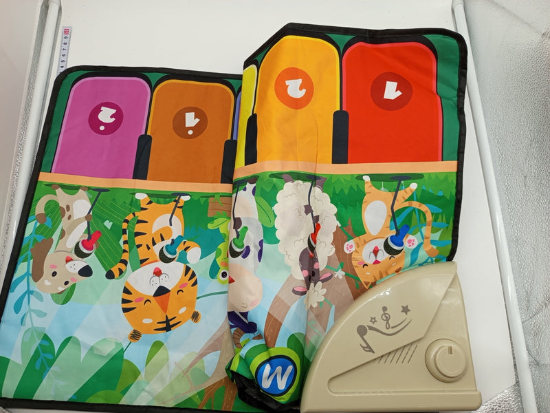 Musikspielmatte mit Tiermotiven und Soundfunktionen, Spielzeugmatte