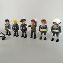 Playmobil Bundle Polizei & Feuerwehr Set von 11 Figuren