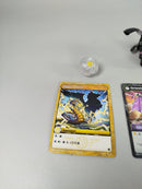 Bakugan Set von 10 Figuren mit Karten