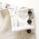 kronjuwel Leinenhose im Matrosenstil Gr 80/86 upcycling