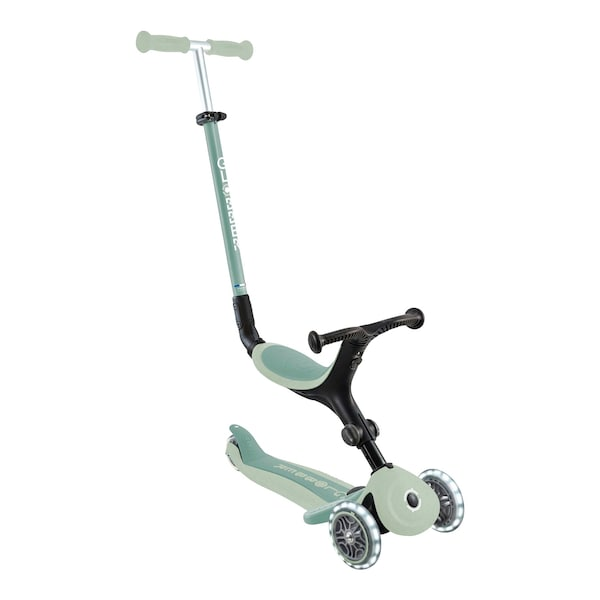 GLOBBER Scooter 3in1 Go-Up active ECO mit Leuchtrollen blaubeere Dreirad Laufrad