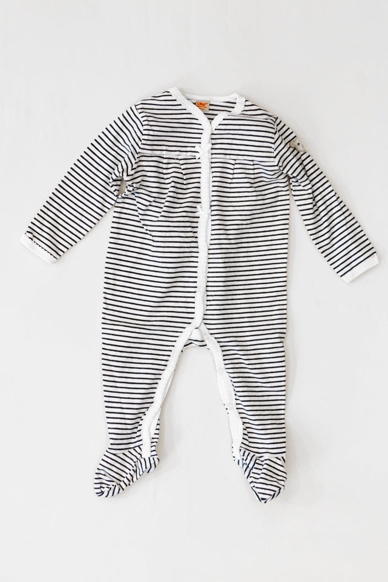 Romper, size 68, blue, white, striped | Steiff