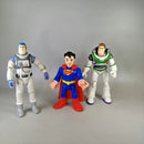 Mattel Actionfiguren Set von 3 - Buzz Lightyear & Superman