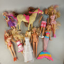 Barbie Bundle Fashion Dolls Set von 9 Puppen & Pferd