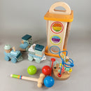 Eichhorn & Hape Bundle Holzeisenbahn & Motorikwürfel