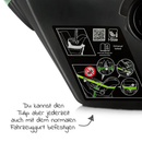 B-Ware Abc Design Babyschale Autositz Tulip Inkl. Zusatzverdeck I Size Diamond Herb979