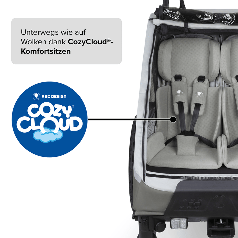 Abc Design Fahrradanhänger Tour Olive Anhänger Radanhänger Fahrrad Rad Kinder B-Ware