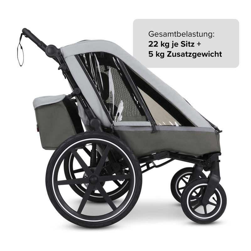 Abc Design Fahrradanhänger Tour Olive Anhänger Radanhänger Fahrrad Rad Kinder B-Ware