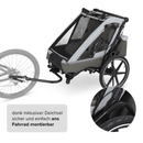 Abc Design Fahrradanhänger Tour Olive Anhänger Radanhänger Fahrrad Rad Kinder B-Ware