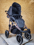 Abc Design - Salsa 4 Air Diamond Edition Kombikinderwagen (sportsitz und Babywanne) - Rose Gold - in Gutem Zustand