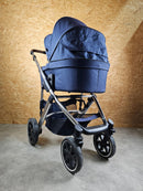 Abc Design - Salsa 4 Air Kinderwagen (gestell und Babywanne) Blau in Gutem Zustand 3