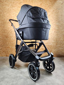 Abc Design - Salsa 4 Air Kombikinderwagen (sportsitz und Babywanne) Schwarz in Gutem Zustand Kinderwagen 10