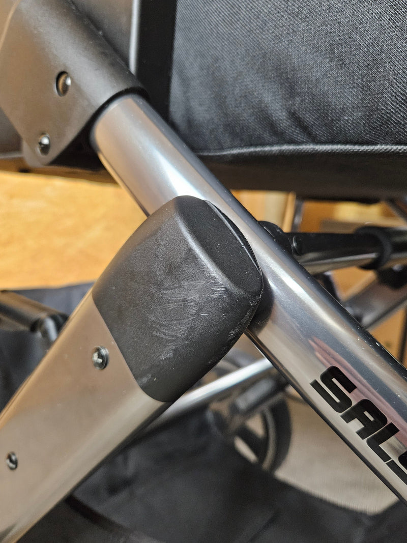 Abc Design - Salsa 4 Air Kombikinderwagen (sportsitz und Babywanne) Schwarz in Gutem Zustand Kinderwagen 21