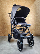 Abc Design - Salsa 4 Air Kombikinderwagen (sportsitz und Babywanne) Schwarz in Gutem Zustand Kinderwagen