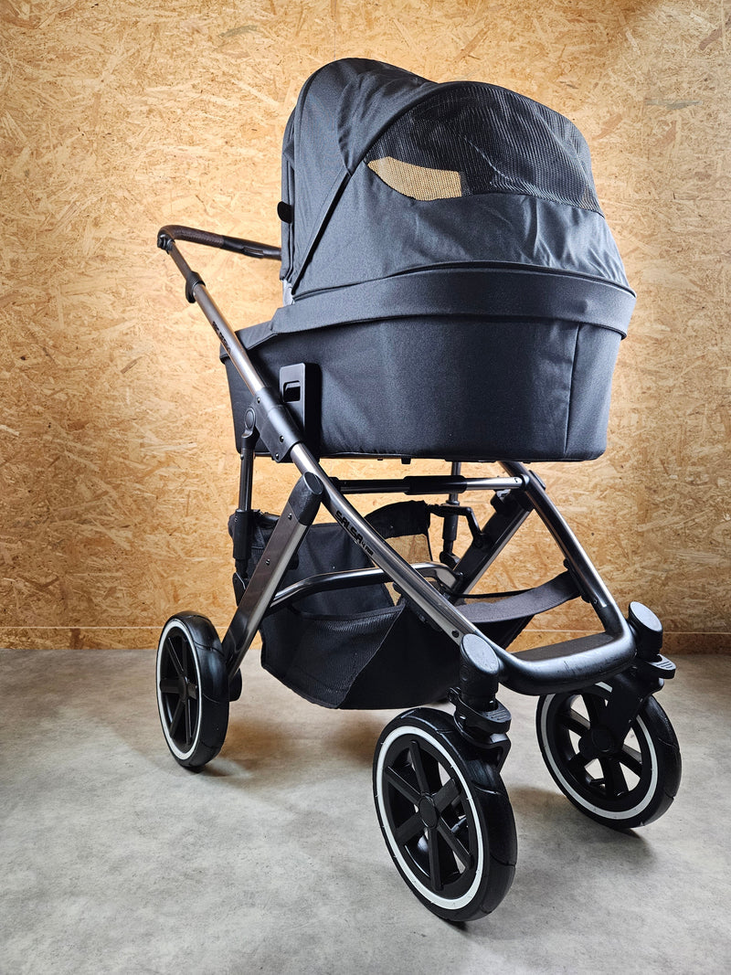 Abc Design - Salsa 4 Air Kombikinderwagen (sportsitz und Babywanne) Schwarz in Gutem Zustand Kinderwagen 11
