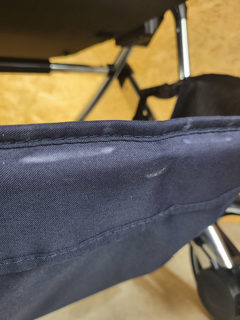 Abc-design - Salsa 4 Kombikinderwagen (sportsitz und Babywanne mit Fußsack Wickeltasche) - Blau in Gutem Zustand