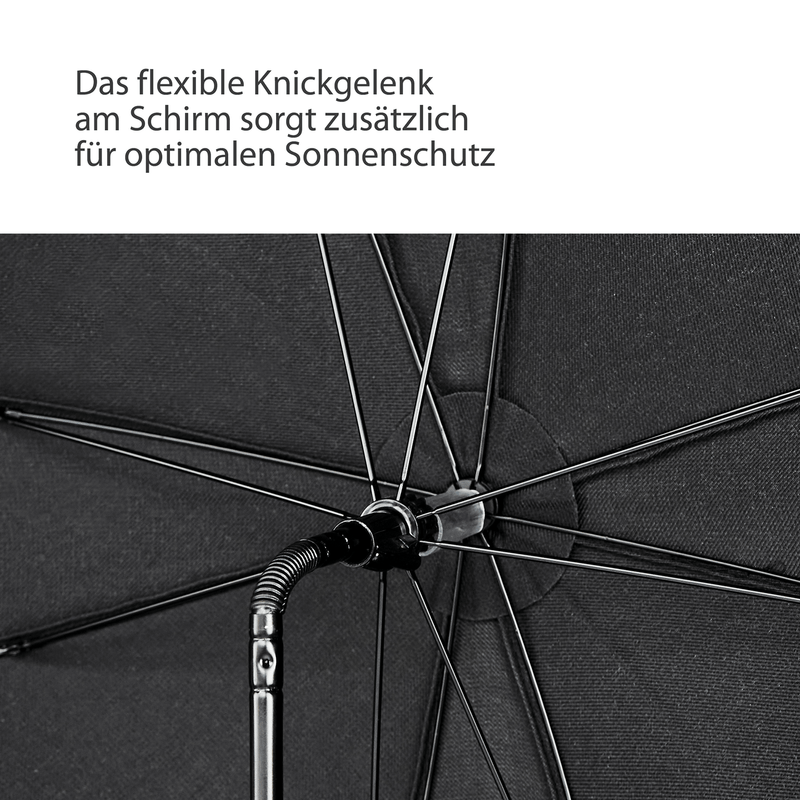 Abc Design Sonnenschirm Schirm Uv Schutz Kinderwagen Universalhalterung Sunny B-Ware