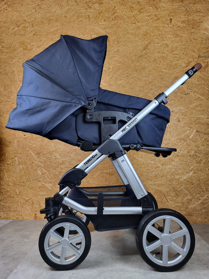 Abc-design Tereno 4 - Kombikinderwagen (sportsitz und Liegewanne) - Blau in sehr Gutem Zustand am Besten Kinderwagen 5