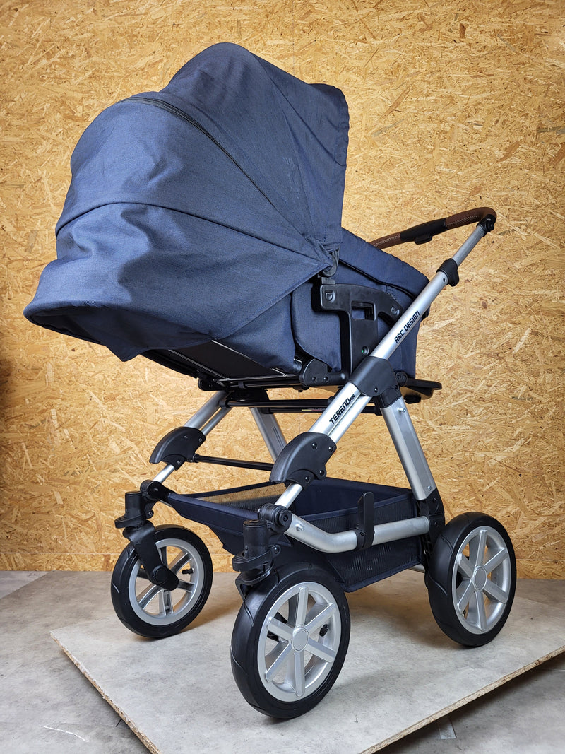 Abc-design Tereno 4 - Kombikinderwagen (sportsitz und Liegewanne) - Blau in sehr Gutem Zustand am Besten Kinderwagen 6