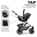 B-Ware Abc Design Babyschale Autositz Tulip Diamond Asphalt Gruppe 0 Plus Kindersitz