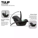 B-Ware Abc Design Babyschale Autositz Tulip Diamond Asphalt Gruppe 0 Plus Kindersitz