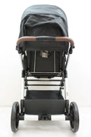B-Ware Abc Design Turbo 4 Kombi Kinderwagen + Babywanne + 2 Adapter Anthrazit Silber