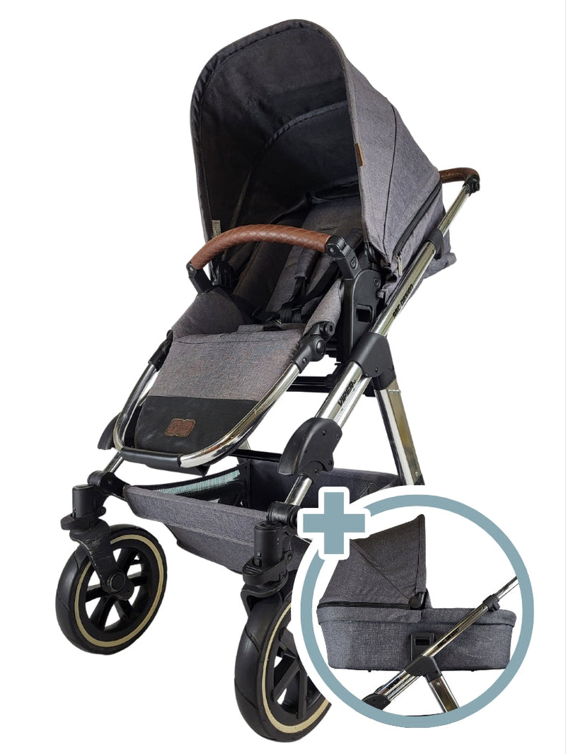 ABC Design Viper 4 Kombikinderwagen Grau