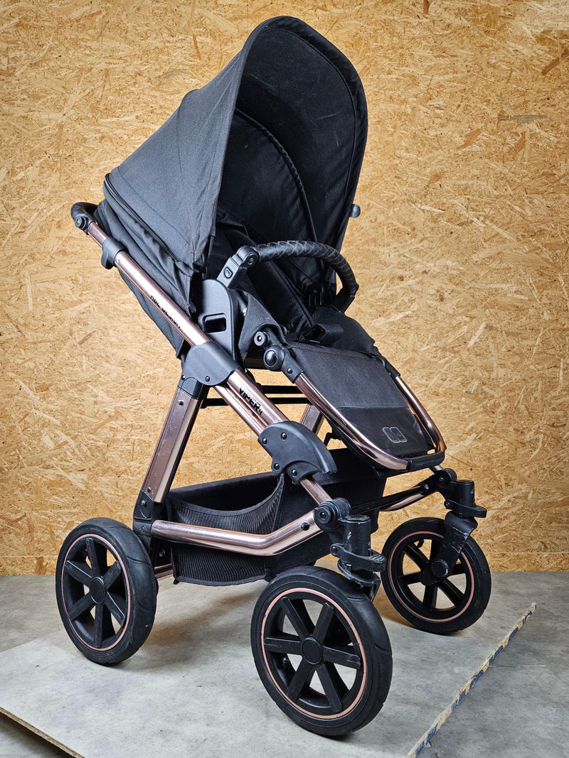 Abc Design - Viper 4 Air Diamond Edition Kombikinderwagen - Rose Gold - in sehr Gutem Zustand Rosé Schwarz / sehr Gut