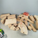 Bundle Holzeisenbahn Schienen & Züge