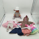 Babypuppe mit Kleidung & Zubehör