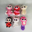 Ty Beanie Boos Stofftier Set mit großen Augen