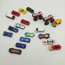 Metall-Spielzeugautos – Set von 19 Fahrzeugen