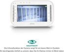 Alecto Babyphone überwachungsgerät Kamera 43 Zoll Farbdisplay Weiß Grau B-Ware