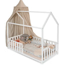 B-Ware Amal Ii Kinderbett Julia Weiß 70x140 Cm Babybett Gitterbett Möbel Buchenholz