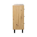 B-Ware Arthur Berndt Wickelkommode Kommode Baby Wickelaufsatz Niklas Weiß Stauraum