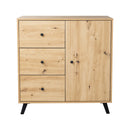 B-Ware Arthur Berndt Wickelkommode Kommode Baby Wickelaufsatz Niklas Weiß Stauraum