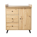 B-Ware Arthur Berndt Wickelkommode Kommode Baby Wickelaufsatz Niklas Weiß Stauraum