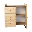 B-Ware Arthur Berndt Wickelkommode Kommode Baby Wickelaufsatz Niklas Weiß Stauraum